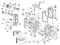 2005 55 - J55APRLSOM Cylinder & Crankcase parts diagram