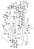 2005 225 - BJ225X4SO Thermostat & Cooling Hoses parts diagram