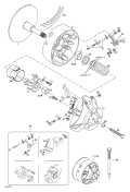 1999 MX Z X - 400 LC Drive Pulley parts diagram
