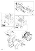 1999 Touring - E Cooling System Fan (443, 503) parts diagram