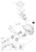 2003 Grand Touring - 380 F/550 F Air Intake System parts diagram