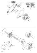 2007 MX Z - 440X Racing Pulley System parts diagram