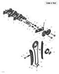 2012 Renegade - X & Adrenaline 1200 XR Camshafts and Timing Chain parts diagram