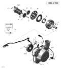 2012 Renegade - X & Adrenaline 1200 XR Magneto and Electric Starter parts diagram