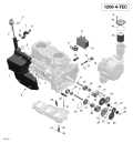 2014 GSX - SE 12004TEC XR Engine Lubrication parts diagram