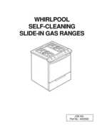 Whirlpool Self-Cleaning Gas Ranges manual
