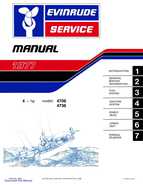 1977 Evinrude 4HP Outboards Service Repair Manual, PN 5303